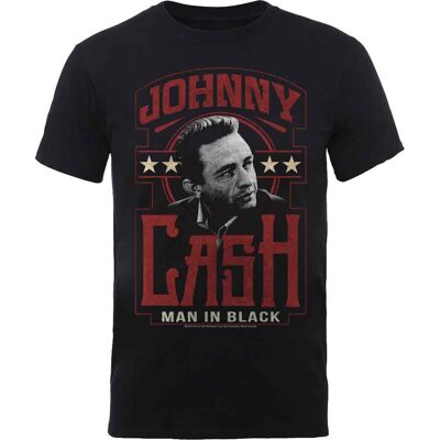 Johnny Cash: Unisex T-Shirt/Man In Black (Black) (Small) Johnny Cash: Unisex T-Shirt/Man In Black (Black) (Small)