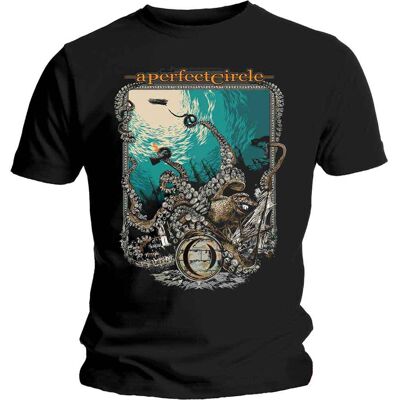 Hey Rusty Svart Small A Perfect Circle T-shirt - Unisex - Rock Off Hey Rusty Svart Small A Perfect Circle T-shirt - Unisex - Rock Off