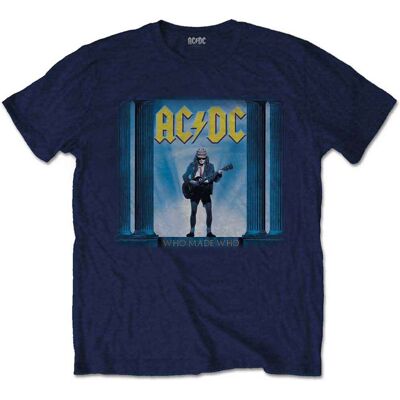 HeyRusty AC/DC Who Man Who Blå T-shirt - T-shirt HeyRusty AC/DC Who Man Who Blå T-shirt - T-shirt