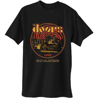 The Doors: Unisex T-Shirt/68 Retro Circle (Black) (Small) The Doors: Unisex T-Shirt/68 Retro Circle (Black) (Small)