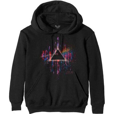 Pink Floyd: Unisex Pullover Hoodie/Dark Side of the Moon Pink Splatter (Black) (Small) Pink Floyd: Unisex Pullover Hoodie/Dark Side of the Moon Pink Splatter (Black) (Small)