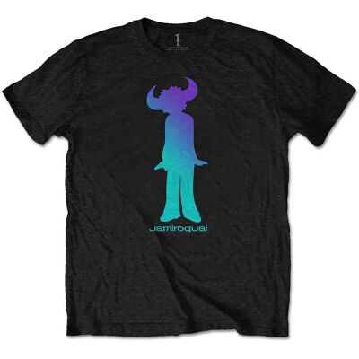 Jamiroquai: Unisex T-Shirt/Buffalo Gradient (Black) (Medium) Jamiroquai: Unisex T-Shirt/Buffalo Gradient (Black) (Medium)