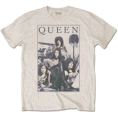 Queen: Unisex T-Shirt/Vintage Frame (Sand) (XX-Large) Queen: Unisex T-Shirt/Vintage Frame (Sand) (XX-Large)