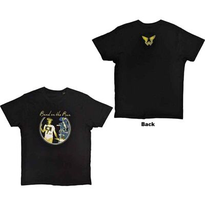 Paul McCartney: Unisex T-Shirt/Band On The Run Paul (Black) (Back Print) (Small) Paul McCartney: Unisex T-Shirt/Band On The Run Paul (Black) (Back Print) (Small)