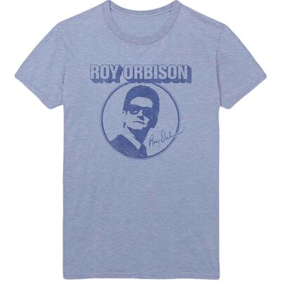 Roy Orbison: Unisex T-Shirt/Photo Circle (Blue) (Medium) Roy Orbison: Unisex T-Shirt/Photo Circle (Blue) (Medium)