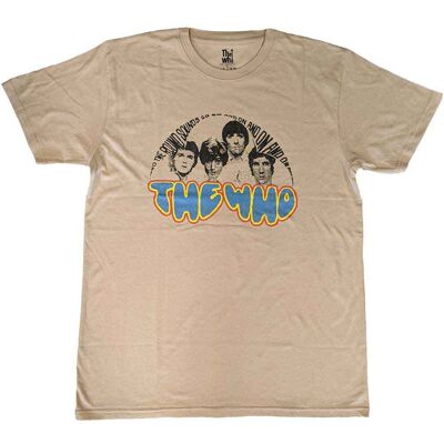 The Who: Unisex T-Shirt/On and On (Sand) (Large) The Who: Unisex T-Shirt/On and On (Sand) (Large)