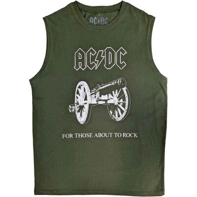 AC/DC: Unisex Tank T-Shirt/About To Rock (Green) (Medium) AC/DC: Unisex Tank T-Shirt/About To Rock (Green) (Medium)