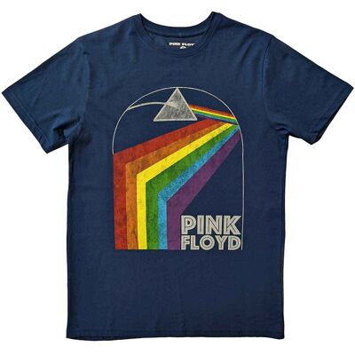 Pink Floyd: Unisex T-Shirt/Prism Arch (Denim Blue) (X-Large) Pink Floyd: Unisex T-Shirt/Prism Arch (Denim Blue) (X-Large)
