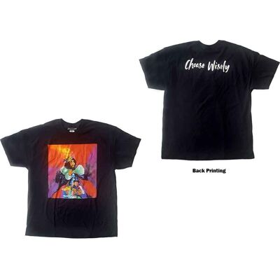 J Cole: Unisex T-Shirt/Choose Wisely (Black) (Back Print) (Small) J Cole: Unisex T-Shirt/Choose Wisely (Black) (Back Print) (Small)
