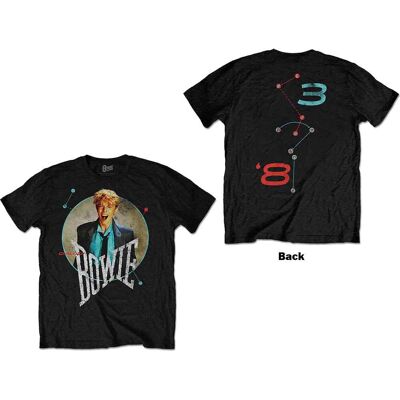 David Bowie: Unisex T-Shirt/Circle Scream (Black) (Back Print) (Small) David Bowie: Unisex T-Shirt/Circle Scream (Black) (Back Print) (Small)