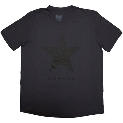 David Bowie: Unisex T-Shirt/Blackstar on Grey (Grey) (Small) David Bowie: Unisex T-Shirt/Blackstar on Grey (Grey) (Small)