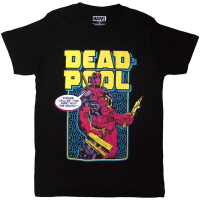 Marvel Comics: Unisex T-Shirt/Deadpool Comic Merc (Black) (XX-Large) Marvel Comics: Unisex T-Shirt/Deadpool Comic Merc (Black) (XX-Large)