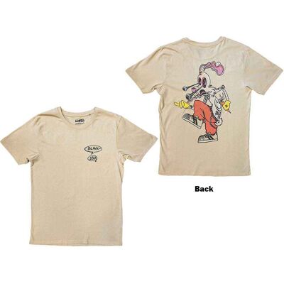Blink-182: Unisex T-Shirt/Roger Rabbit (Natural) (Back Print) (Medium) Blink-182: Unisex T-Shirt/Roger Rabbit (Natural) (Back Print) (Medium)