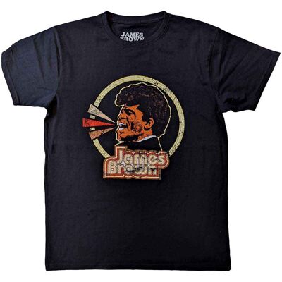 James Brown: Unisex T-Shirt/Circle & Logo (Black) (XX-Large) James Brown: Unisex T-Shirt/Circle & Logo (Black) (XX-Large)