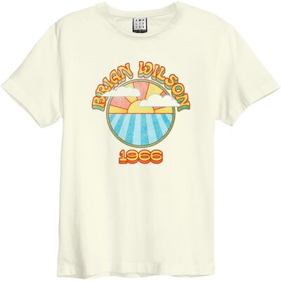 Brian Wilson: 1966 Amplified Vintage White Medium t Shirt Brian Wilson: 1966 Amplified Vintage White Medium t Shirt