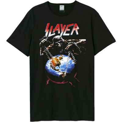 Amplified Clothing Slayer T-shirt Svart - Unisex - Officiell licens Amplified Clothing Slayer T-shirt Svart - Unisex - Officiell licens