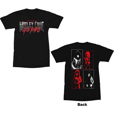 Mötley Crue: Unisex T-Shirt/40 Years (Black) (Back Print) (Medium) Mötley Crue: Unisex T-Shirt/40 Years (Black) (Back Print) (Medium)