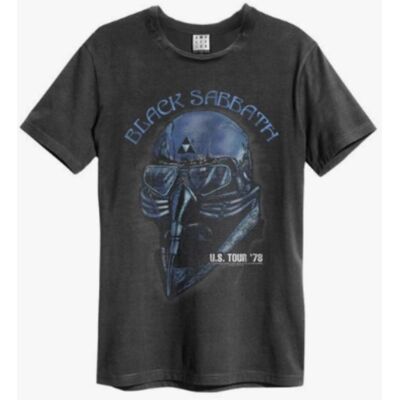 Black Sabbath: 78 Tour Mens Tshirt Amplified Vintage Charcoal Large t Shirt Black Sabbath: 78 Tour Mens Tshirt Amplified Vintage Charcoal Large t Shirt