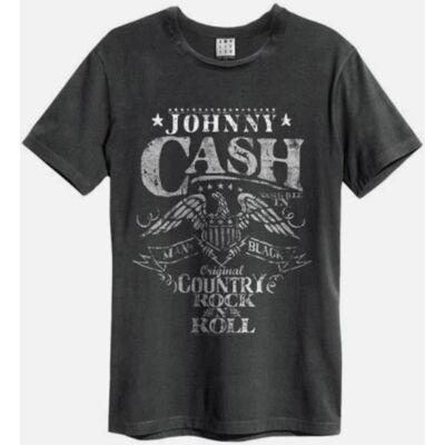 Johnny Cash: Eagle Amplified Vintage Charcoal Xx Large t Shirt Johnny Cash: Eagle Amplified Vintage Charcoal Xx Large t Shirt
