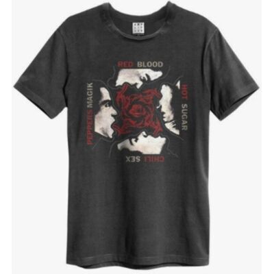 Red Hot Chili Peppers: Blood Sugar Sex Magic Amplified Vintage Charcoal Small t Shirt Red Hot Chili Peppers: Blood Sugar Sex Magic Amplified Vintage Charcoal Small t Shirt