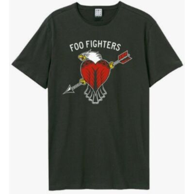 Foo Fighters: - Eagle Tattoo Amplified Vintage Charcoal Medium t Shirt Foo Fighters: - Eagle Tattoo Amplified Vintage Charcoal Medium t Shirt