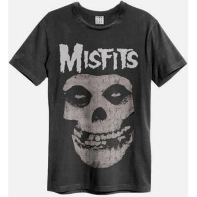 Misfits: Skull Amplified Vintage Charcoal Xx Large t Shirt Misfits: Skull Amplified Vintage Charcoal Xx Large t Shirt