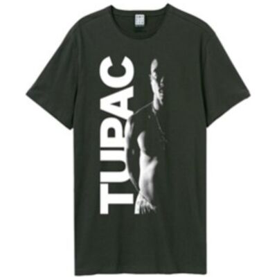 Tupak Shakur: Amplified Vintage Charcoal Medium t Shirt Tupak Shakur: Amplified Vintage Charcoal Medium t Shirt