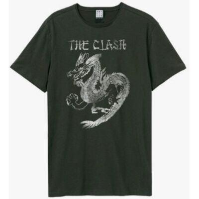 Clash: - New Dragon Amplified Vintage Charcoal Medium t Shirt Clash: - New Dragon Amplified Vintage Charcoal Medium t Shirt