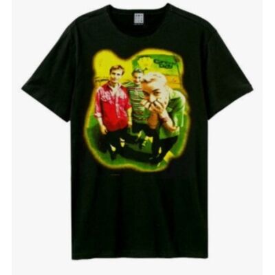 Greenday: - Mugshot Rebels Amplified Vintage Black Small t Shirt Greenday: - Mugshot Rebels Amplified Vintage Black Small t Shirt