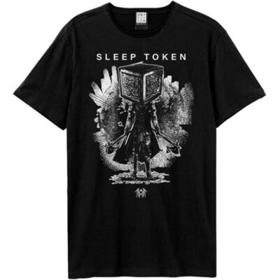 Amplified Sleep Token: - Axe Samarui Vintage Black Small t Shirt Amplified Sleep Token: - Axe Samarui Vintage Black Small t Shirt