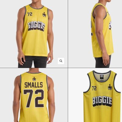 Amplified Notorious Big: Yellow Basketball Jersey Xx Large Amplified Notorious Big: Yellow Basketball Jersey Xx Large