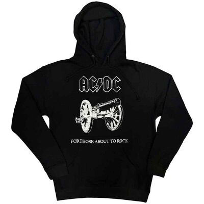 AC/DC: Unisex Pullover Hoodie/About to Rock (Black) (Small) AC/DC: Unisex Pullover Hoodie/About to Rock (Black) (Small)