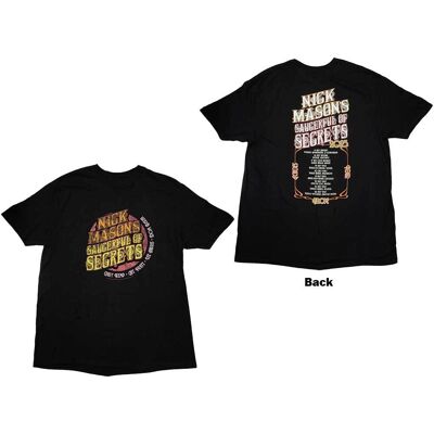 Nick Mason's Saucerful of Secrets: Unisex T-Shirt/Europe Tour 2023 (Black) (Back Print & Ex-Tour) (Medium) Nick Mason's Saucerful of Secrets: Unisex T-Shirt/Europe Tour 2023 (Black) (Back Print & Ex-Tour) (Medium)