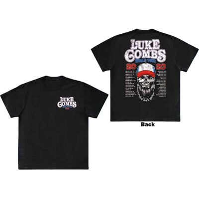 Luke Combs: Unisex T-Shirt/Tour '23 Skull (Black) (Back Print & Ex-Tour) (Small) Luke Combs: Unisex T-Shirt/Tour '23 Skull (Black) (Back Print & Ex-Tour) (Small)