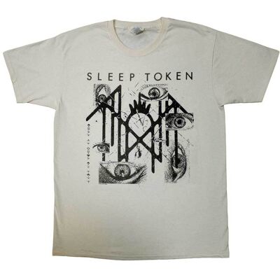 Sleep Token: Unisex T-Shirt/Eyes (Natural) (XX-Large) Sleep Token: Unisex T-Shirt/Eyes (Natural) (XX-Large)