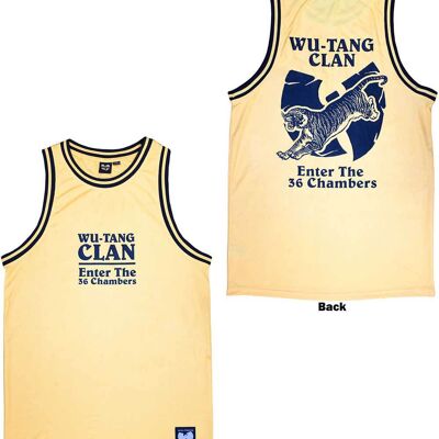 Wu-Tang Clan: Unisex Vest T-Shirt/Enter The 36 Chambers (Yellow) (Back Print & Ex-Tour) (X-Small) Wu-Tang Clan: Unisex Vest T-Shirt/Enter The 36 Chambers (Yellow) (Back Print & Ex-Tour) (X-Small)