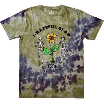 Grateful Dead: Unisex T-Shirt/Keep It Green (Grey) (Wash Collection) (Medium) Grateful Dead: Unisex T-Shirt/Keep It Green (Grey) (Wash Collection) (Medium)