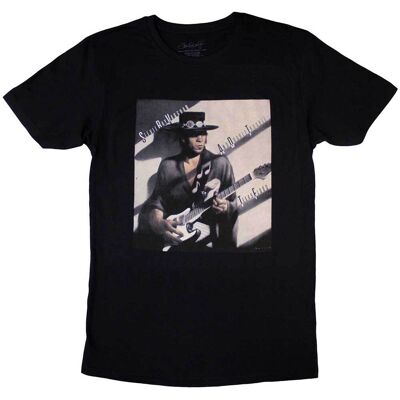 Stevie Ray Vaughan: Unisex T-Shirt/Texas Flood Album Cover (Black) (Small) Stevie Ray Vaughan: Unisex T-Shirt/Texas Flood Album Cover (Black) (Small)