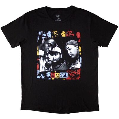 De La Soul: Unisex T-Shirt/Collage (Black) (XX-Large) De La Soul: Unisex T-Shirt/Collage (Black) (XX-Large)