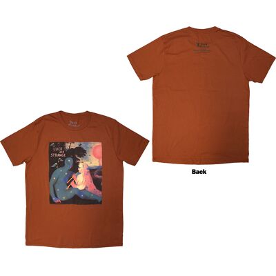 David Gilmour: Unisex T-Shirt/Luck & Strange London 2 (Orange) (Back Print & Ex-Tour) (Small) David Gilmour: Unisex T-Shirt/Luck & Strange London 2 (Orange) (Back Print & Ex-Tour) (Small)