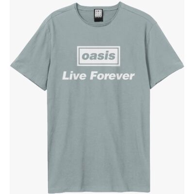 Amplified Oasis: Live Forever Title Vintage Vintage Strange Blue Large t Shirt Amplified Oasis: Live Forever Title Vintage Vintage Strange Blue Large t Shirt