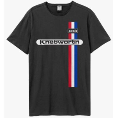 Oasis: Knebworth Amplified Vintage Charcoal Small t Shirt Oasis: Knebworth Amplified Vintage Charcoal Small t Shirt