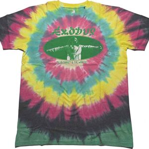 Bob Marley: Unisex T-Shirt/Exodus Oval (Multicolour) (Wash Collection) (Small) Bob Marley: Unisex T-Shirt/Exodus Oval (Multicolour) (Wash Collection) (Small)