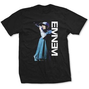 Eminem: Ladies T-Shirt/Mic. Pose (Black) (X-Large) Eminem: Ladies T-Shirt/Mic. Pose (Black) (X-Large)