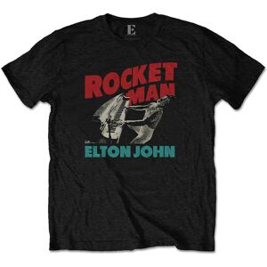 Elton John: Unisex T-Shirt/Rocketman Piano (Black) (Large) Elton John: Unisex T-Shirt/Rocketman Piano (Black) (Large)