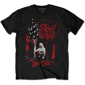 Avril Lavigne: Unisex T-Shirt/Love Sux Balloons (Black) (Medium) Avril Lavigne: Unisex T-Shirt/Love Sux Balloons (Black) (Medium)