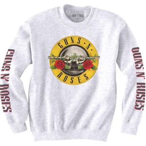 Guns N Roses: Guns N' Roses Unisex Sweatshirt/Classic Text & Logos (White) (Sleeve Print) (XX-Large) Guns N Roses: Guns N' Roses Unisex Sweatshirt/Classic Text & Logos (White) (Sleeve Print) (XX-Large)