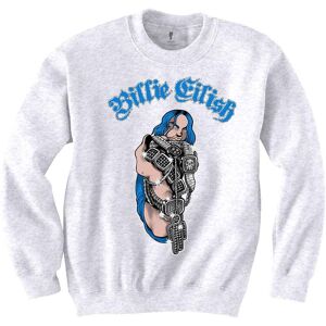 Billie Eilish: Unisex Sweatshirt/Bling (White) (Large) Billie Eilish: Unisex Sweatshirt/Bling (White) (Large)
