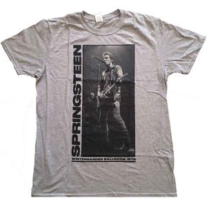 Bruce Springsteen: Unisex T-Shirt/Wintergarden Photo (Grey) (Small) Bruce Springsteen: Unisex T-Shirt/Wintergarden Photo (Grey) (Small)