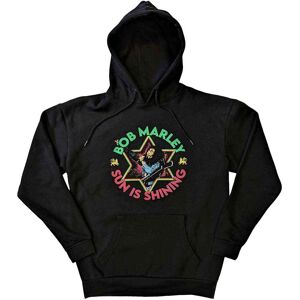 Bob Marley: Unisex Pullover Hoodie/Sun Is Shining (Black) (X-Large) Bob Marley: Unisex Pullover Hoodie/Sun Is Shining (Black) (X-Large)